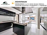 WOHNTRAUM - Einfamilienhaus mit großem Garten, Terrasse, 3 Balkonen und Doppelgarage - Wellendingen