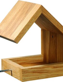 Vogelfutterhaus Eichenholz Vogelhaus aus Holz Satteldach #D46850 - Birkenfeld (Baden-Württemberg)