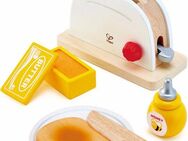 Hape Kinder-Toaster Pop-Up-Toaster-Set, 7-tlg., (Set, 7-tlg), aus Holz