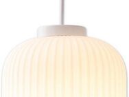 näve Pendelleuchte Geneva, Leuchtmittel wechselbar, Pendelleuchte,Milch-Glas weiß, 1xE27 max.40W
