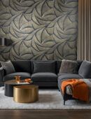 Marburg Vliestapete Tapete Calm Waves, geprägt, geometrisch, moderne Vliestapete für Wohnzimmer Schlafzimmer Küche in 00000