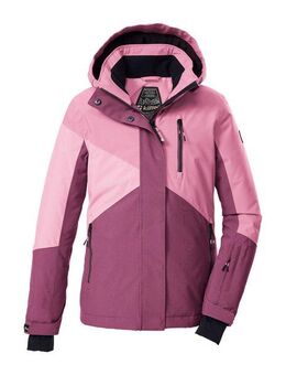 Killtec Skijacke KSW 209 GRLS SKI JCKT Mädchen-Skijacke: wasserdicht, atmungsaktiv, Colourblock-Design