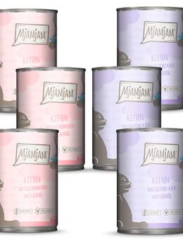 Probierpaket MjAMjAM Kitten 6 x 400 g - Mixpaket (2 Sorten)