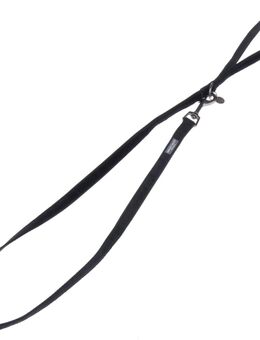 Nomad Tales Blush Hundeleine, ebony - 120 cm lang, 15 mm breit