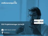 ESG Projektmanager (m/w/d) - Koblenz