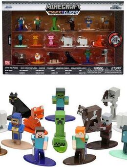 JADA Spielfigur Minecraft, Caves & Cliffs, Multi Pack Nano Metalfigs, Serie 8, DIE-CAST