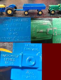 Ford Matchbox Lesney Serie No 39,40,50 Blau & Grün,Traktor Hänger - Berlin