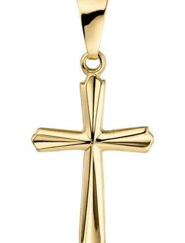 JOBO Kreuzanhänger Anhänger Kreuz, 375 Gold