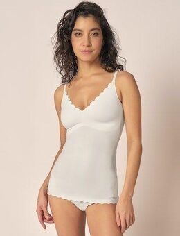 Skiny Unterhemd Micro Essentials elastisch, herausnehmbare Pads, BH-Hemd, mit Unsichtbar-Effekt