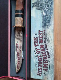 2 Bowie Knife Western Edition in Originalkarton mit Zertifikat - Dhronecken