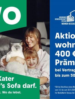 Familienfreundliche Wohnung mit viel Platz - Dessau-Roßlau