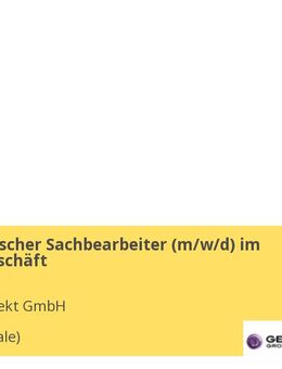 Kaufmännischer Sachbearbeiter (m/w/d) im Einlagengeschäft - Halle (Saale)