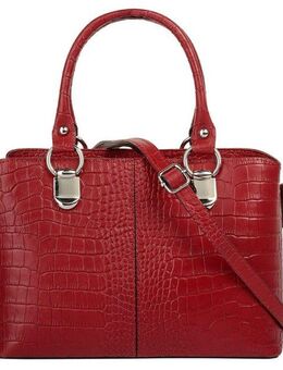 Cluty Umhängetasche, echt Leder, Made in Italy