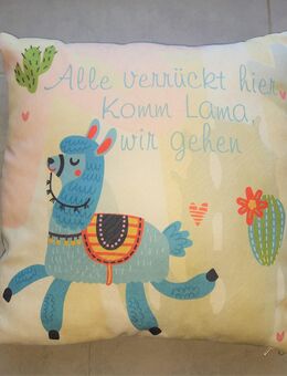 Kuschelkissen "Komm Lama..." zu verkaufen - Walsrode
