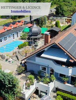 Stilvolles Anwesen mit Pool und Garten - perfekte Ferienanlage mit drei Ferienwohnungen & Monteurzimmer - Waldbüttelbrunn