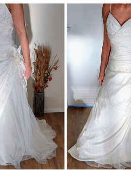 Traumhaft mit super Corsage, Schleier, Tüll und langen Handschuhen - Düsseldorf