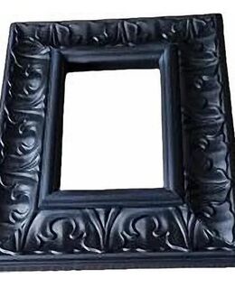 Leerrahmen Bilderrahmen-Holz-Barock-Sondermaße-alle Größen möglich 972 Schwarz - Holzminden