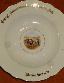 Weihnachsteller aus Oberhausen, 100 Jahre alt, rar - Mönchengladbach