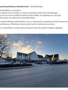 Gewerbe - Laden, Büro, Fitness, Tiernahrung - Zentral Bobingen - Königsbrunn