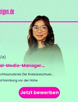 Social-Media-Manager (m/w/d) - Bad Homburg (Höhe)