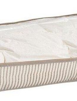 Zeller Present Aufbewahrungstasche Stripes (2-tlg), Vlies, beige