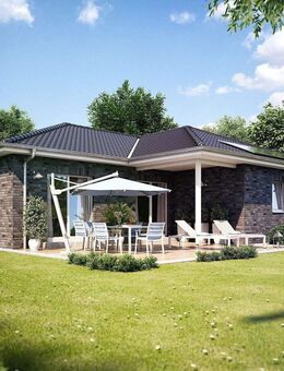 Winkelbungalow mit 123 qm Wlf.++ inkl. Grundstück++ schlüsselfertige und massive Bauweise - Wittenförden