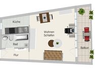 Ideale Kapitalanlage: 1-Zimmer Apartment mit Aufzug und Stellplatz in Erlangen - Erlangen