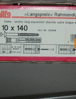 Langspreiz - Rahmendübel 10 x 140 - Ulmen Ulmen