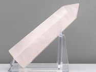 Mineralien Edelstein – 1x Rosenquarz SPITZE in AB Qualität 94mm ( SPZ-110 ) - Colditz