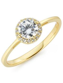 Firetti Fingerring Schmuck Geschenk Silber 925 Silberring Verlobungsring, mit Zirkonia (synth)