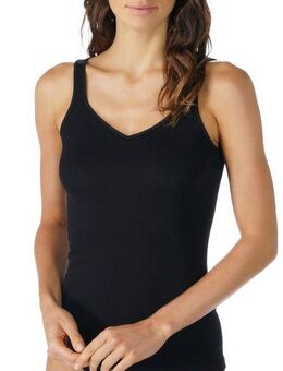 Mey Tanktop SERIE NOBLESSE schmale Passform, breite Träger, tiefer V-Ausschnitt