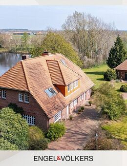 Einzigartiges Wohnhaus mit privatem See, Ruhe und Weitblick - Aurich