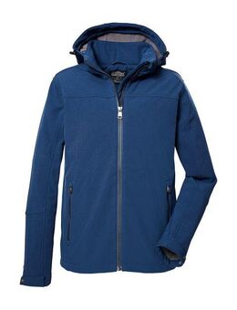 Killtec Softshelljacke Herren Softshelljacke Wasserabweisende Softshelljacke mit Fleece, abnehmbarer Kapuze