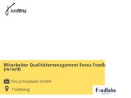 Mitarbeiter Qualitätsmanagement Focus Foodlabs (m/w/d) - Trostberg