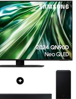 Samsung GQ50QN90DAT QLED Mini LED-Fernseher (125 cm/50,0 Zoll, 4K Ultra HD, Smart-TV, + HW-B760GF)