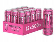 Monster Energy Ultra Rosa - Energetisches Getränk, 500ml (12er-Pack) - Ingolstadt