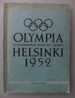 Olympia Helsinki 1952 XV. Sommerspiele 19. Juli bis 3. August - Münster