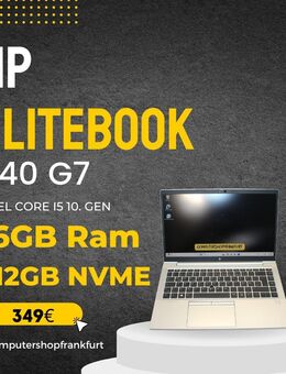 HP Elitebook 840 G7,Intel Core i5-10310U,16GB Ram,512GB NVME SSD - Frankfurt (Main) Griesheim