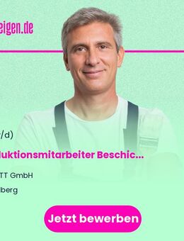 Produktionsmitarbeiter Beschichtungswerk (m/w/d) - Kelberg