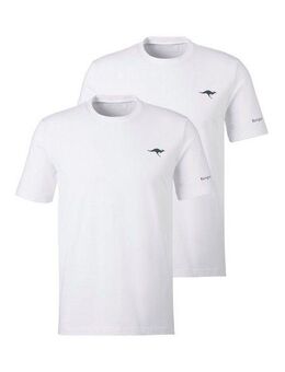 KangaROOS T-Shirt (2er-Pack) mit KangaROOS Print auf der Brust