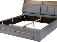 INOSIGN Polsterbett CiTY/GiRON, gepolstertes Stauraumbett, mit LED Beleuchtung, Bettkasten mit Hundebett oder als Stauraum, klappbare Kopfteile