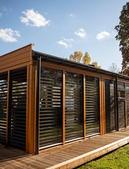 Gartenhaus SPA Sauna Dusche Grillplatz Lounge L800cm Fichte - Rietberg