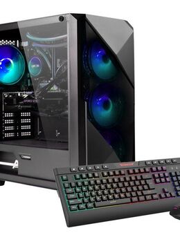 GAMEMAX Striker 7448 Gaming-PC (AMD Ryzen 7 7800X3D, GeForce RTX 5070 Ti, 32 GB RAM, 1000 GB SSD, Wasserkühlung, DDR5 RAM, Windows 11)