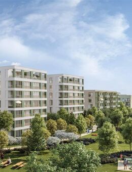 4-Zimmer-Eigentumswohnung mit privater Loggia: Wohnen direkt am Quartierspark in den SCHWETZINGER HÖFEN. - Schwetzingen