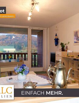 Einfach Mehr: Gepflegte Nichtraucher-2-Zimmer-Wohnung, möbiliert, TG, Aufzug, Süd-Loggia-Balkon. - Riedenburg