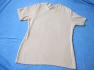 NEU * Original 1980er VINTAGE * Edel * DESIGNER * Struktur * Kurzarm * T- Shirt "CANDA" Gr. 40- 42, 44/ M- L * vanille- gelb * Pastell * - Riedlingen Zentrum