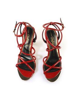 Buffalo Buffalo Shine -Vegan Patent High-Heel-Pumps