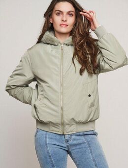 Rino & Pelle Bomberjacke mit flauschiger Kapuze