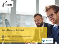 Sales Manager (m/w/d) - Oberderdingen