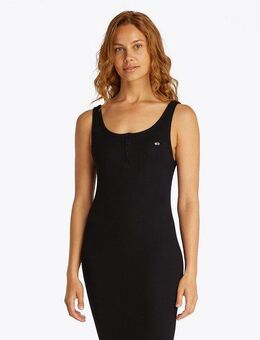 Tommy Jeans Jerseykleid TJW BUTTON TANK DRESS mit Knopf